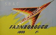 Book cover of Farnborough - 1955 Flying Display and Exhibition by Society of British Aircraft Constructors